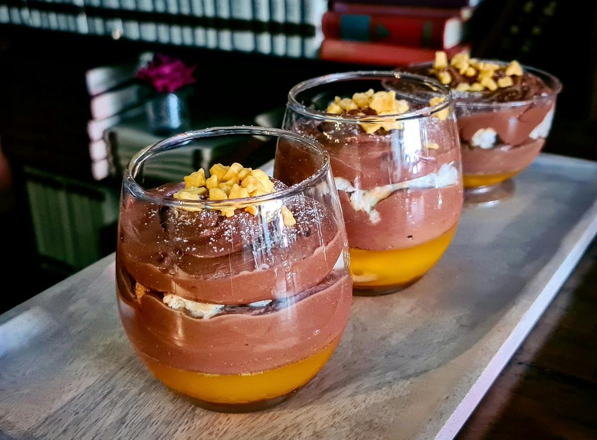 Dark Chocolate & Passionfuit Mousse