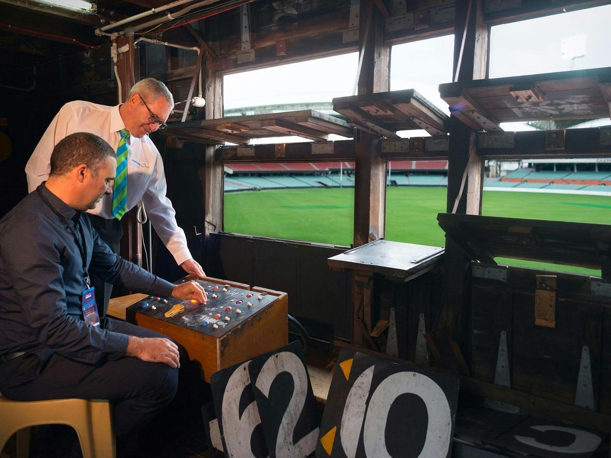 Adelaide Oval Tours - In The Scoreboard