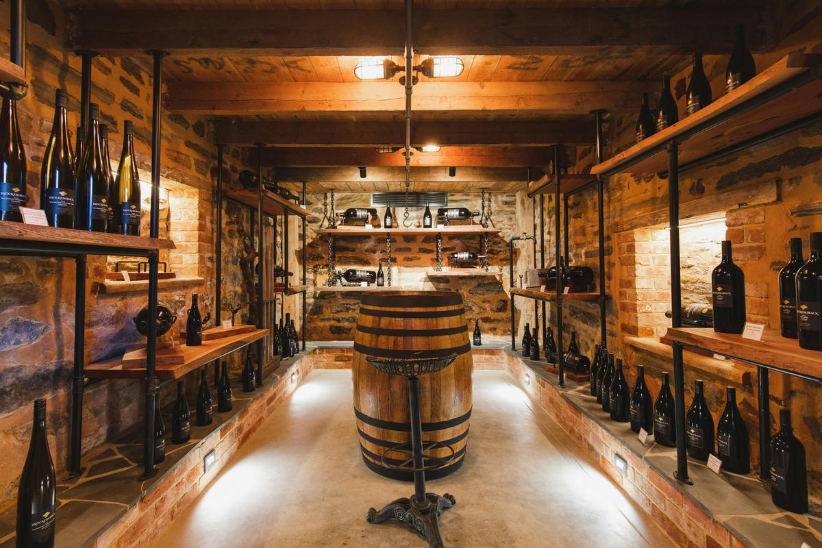Brockenchack Wines Cellar Door underground trophy room
