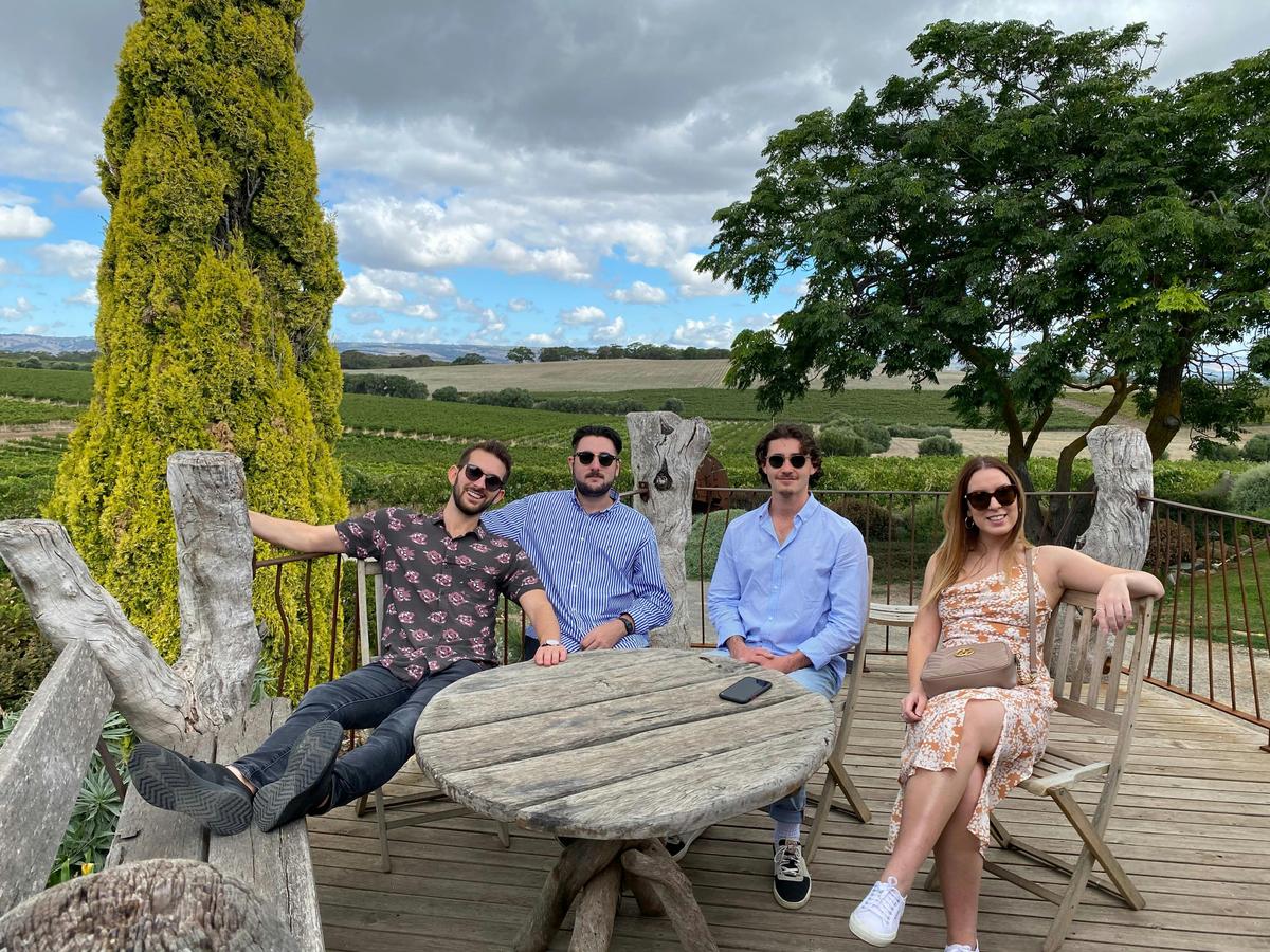 Relaxing in the McLaren Vale