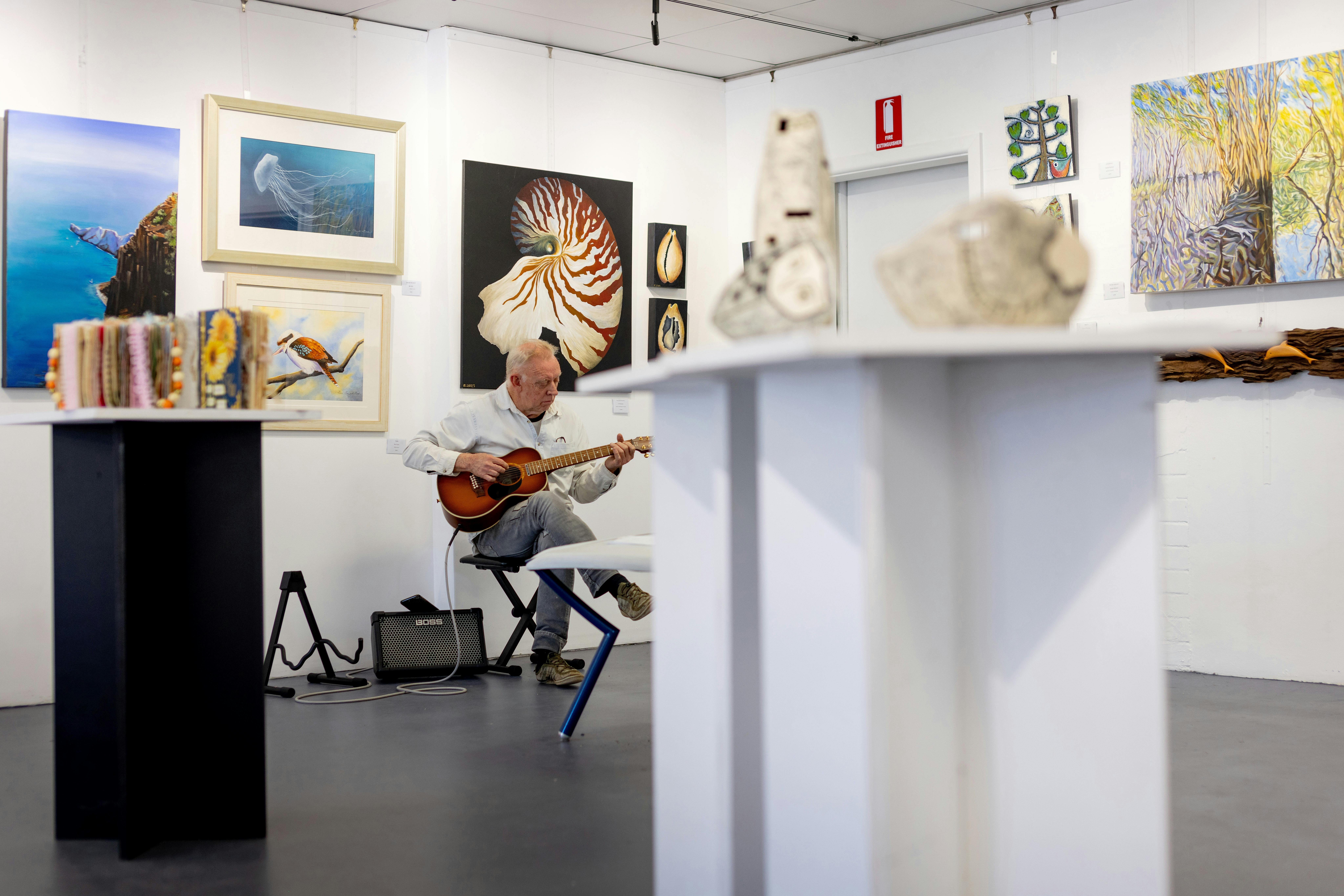 Music in the gallery every Saturday