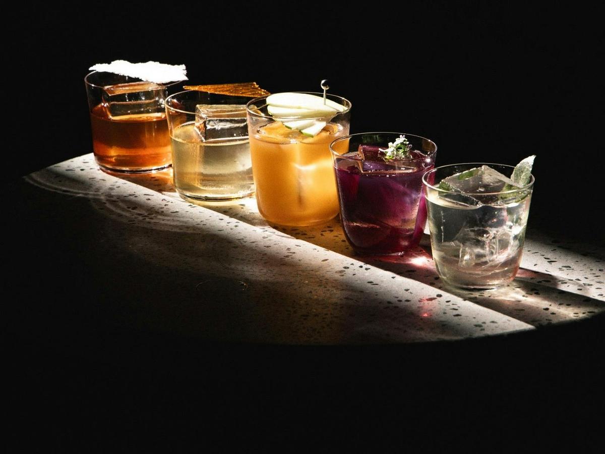 In house cocktails.
