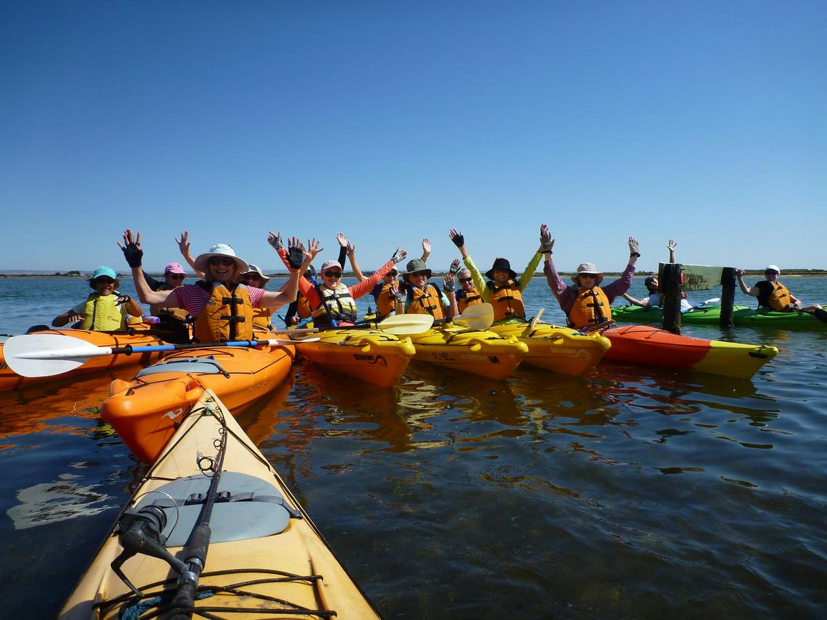 Self guided kayak hire