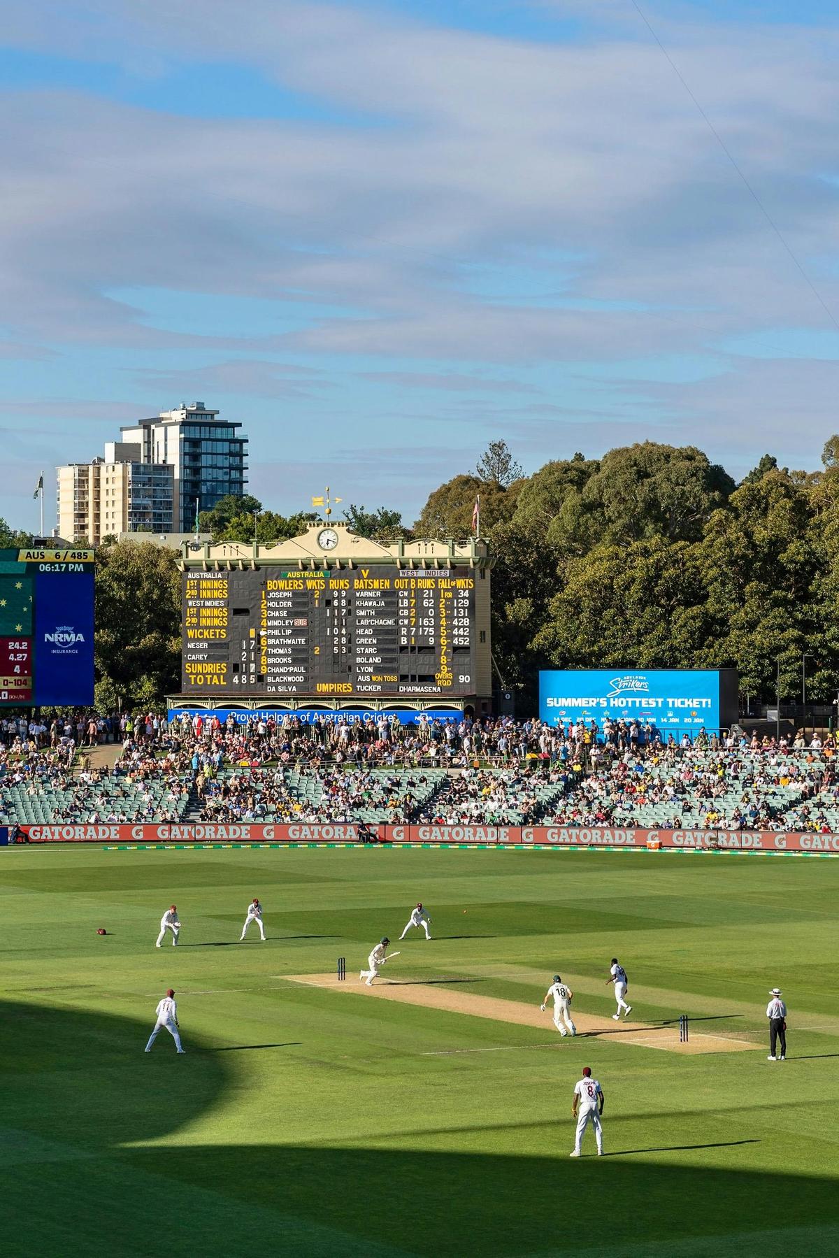Test Cricket at Adelaide Oval
