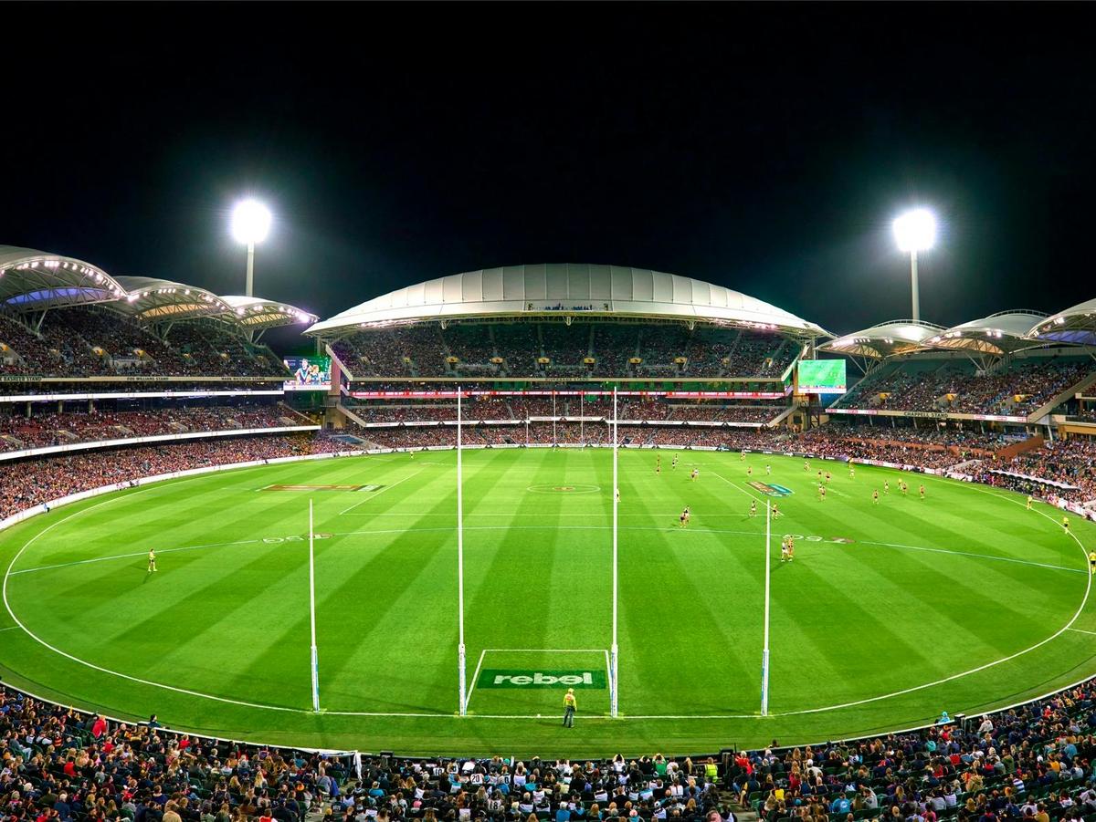 Footy at Adelaide Oval