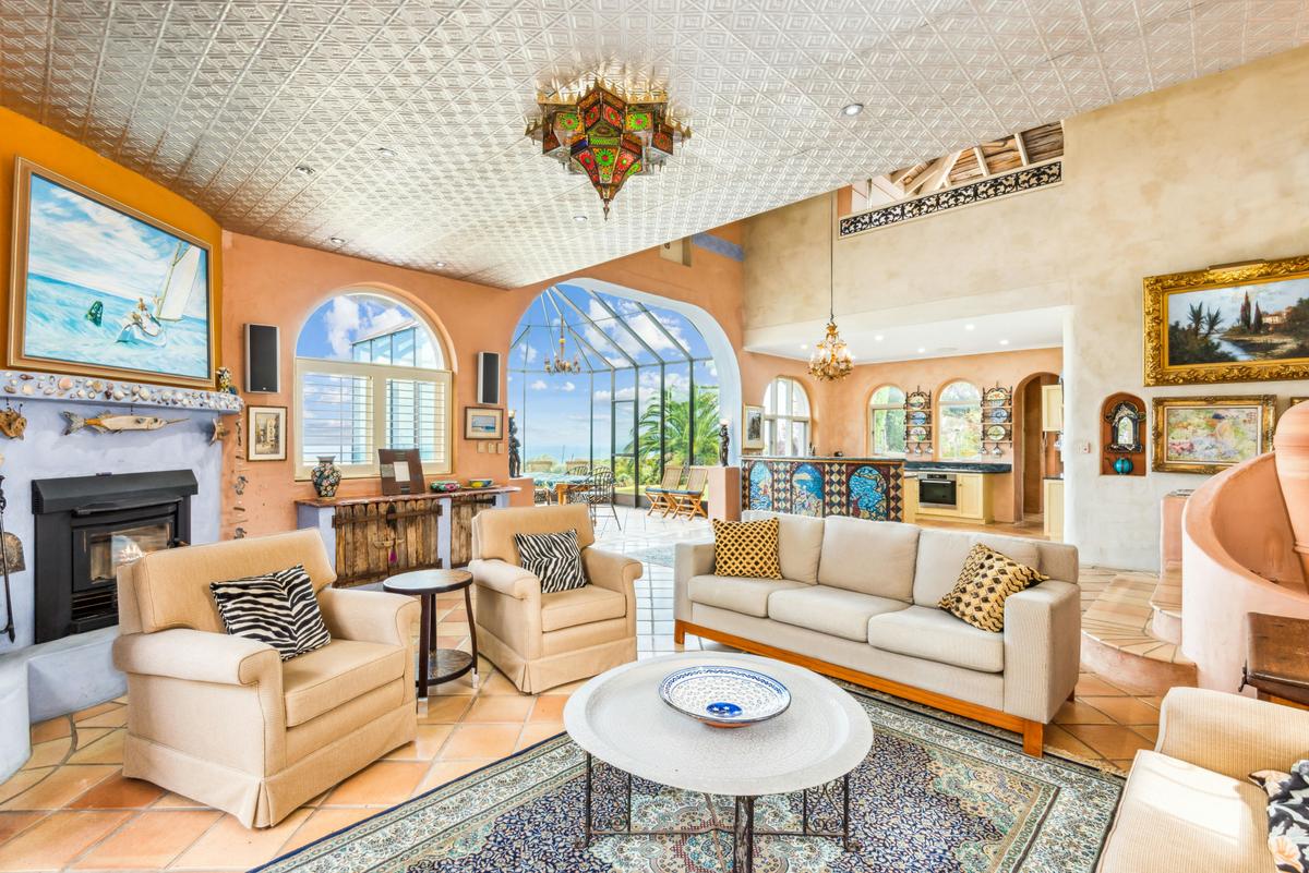 Main Living with Wood Fireplace
