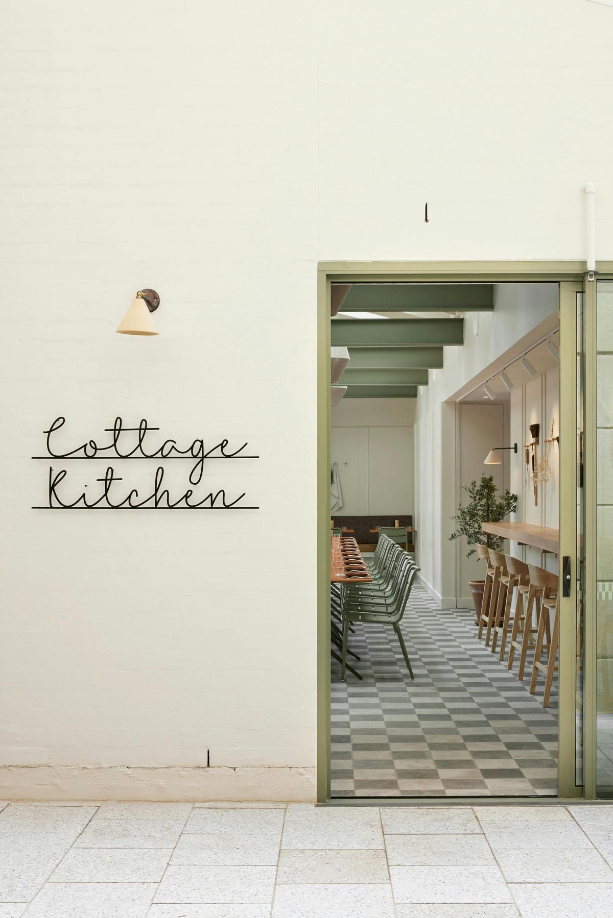 Cottage Kitchen Side Entrance