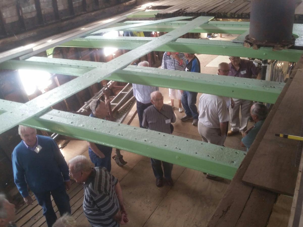 Restoration of Saloon Deck underway
