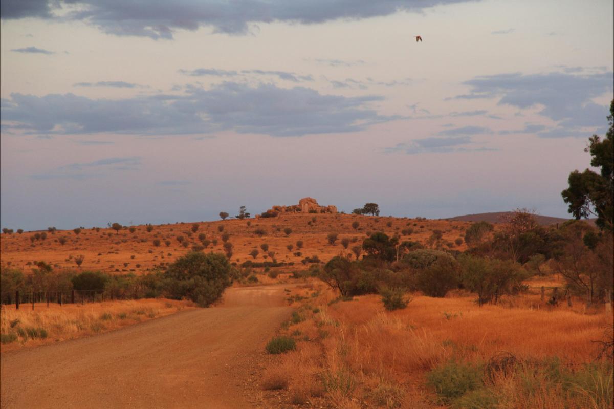 Castle Rock in late afternoon light