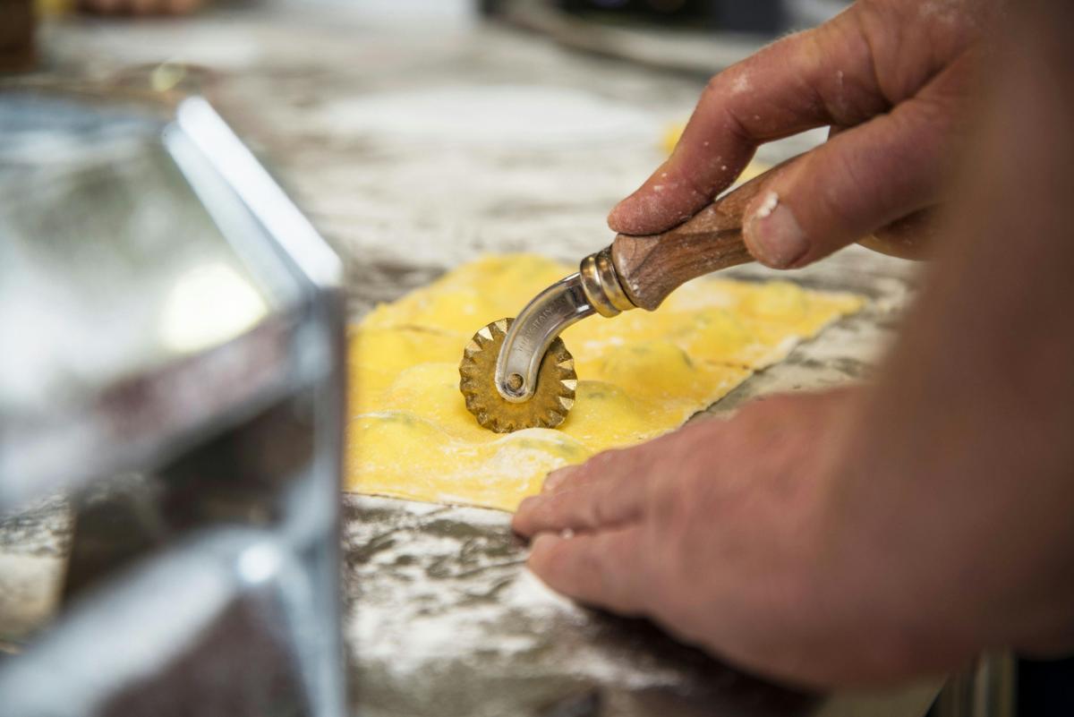 Pasta making at Casa Carboni