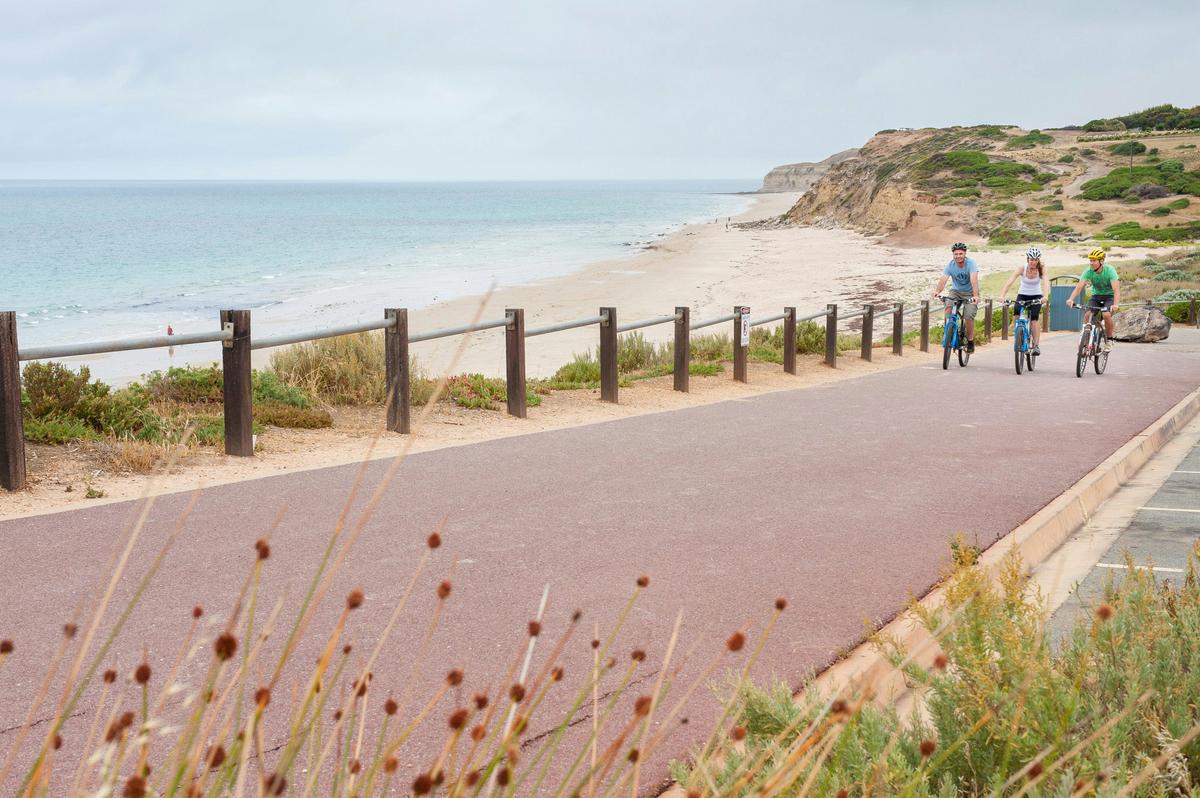 Riding the Coast to Vines Trail