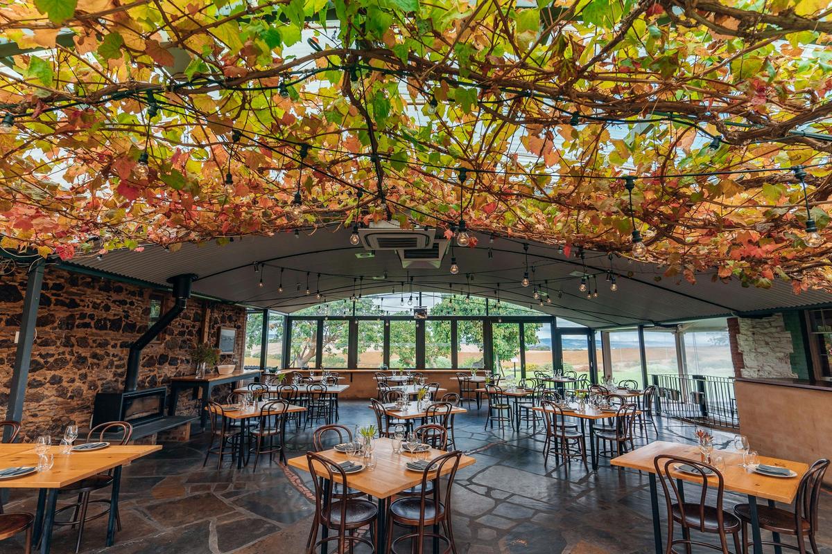The Coriole courtyard restaurant