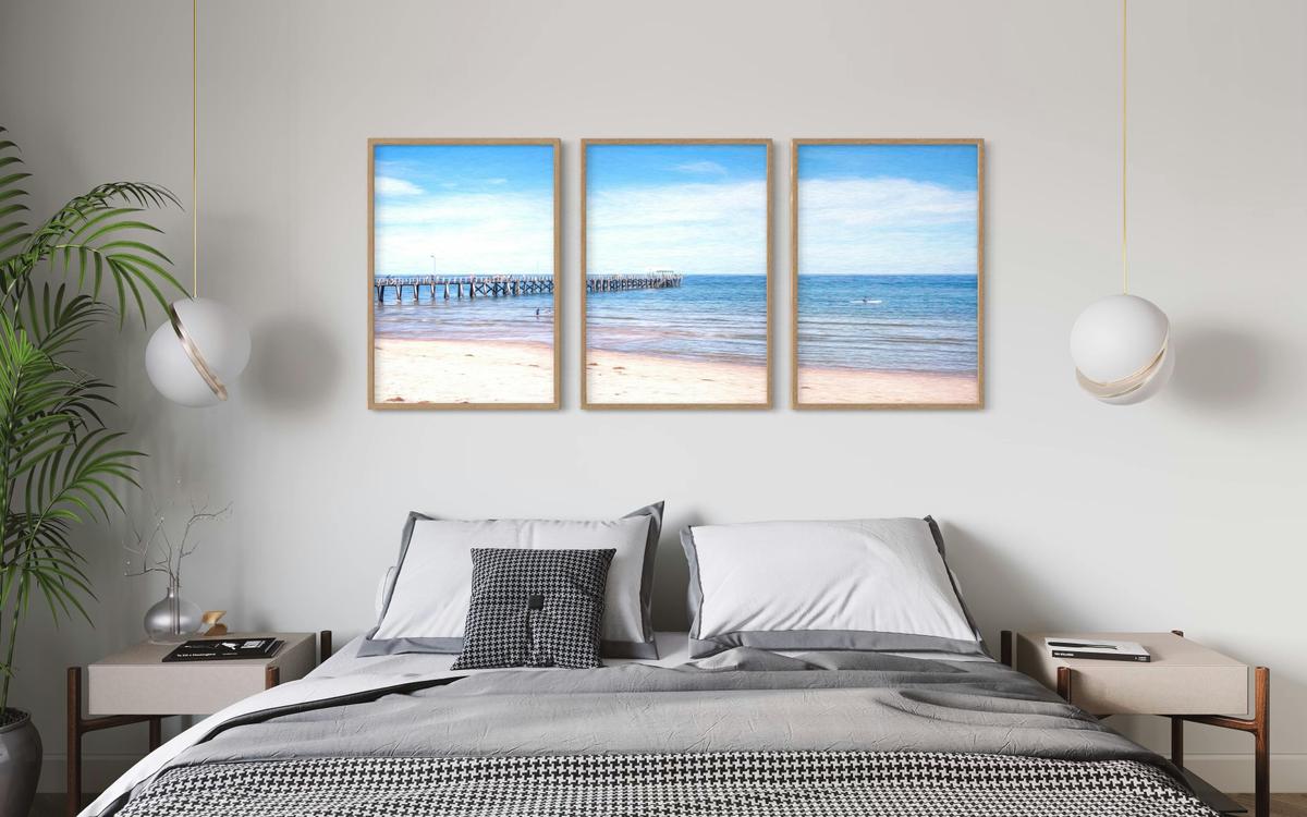 Paddling by Henley Triptych
