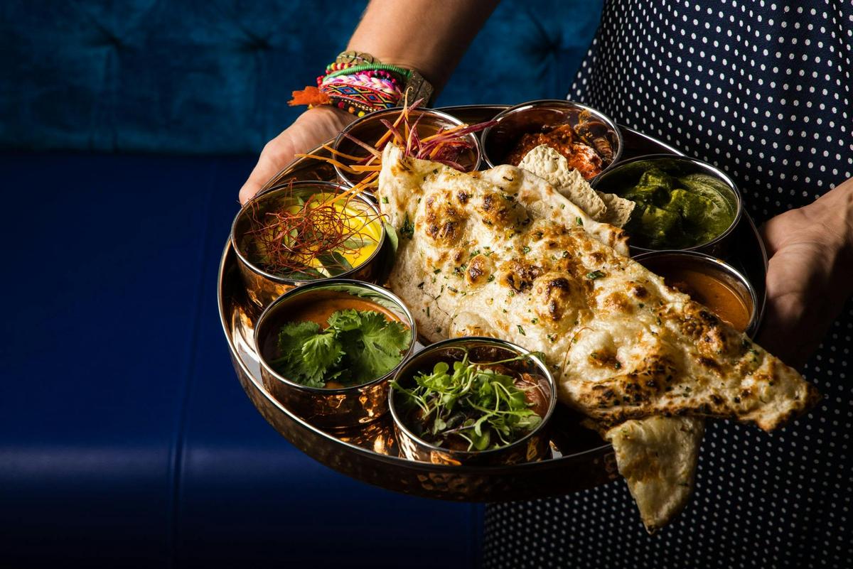 Thali (Curry tasting plate)