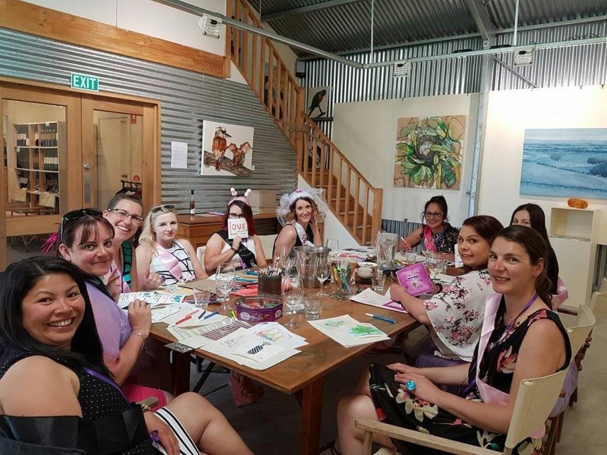 Label-Making and Wine Tasting at DogRidge