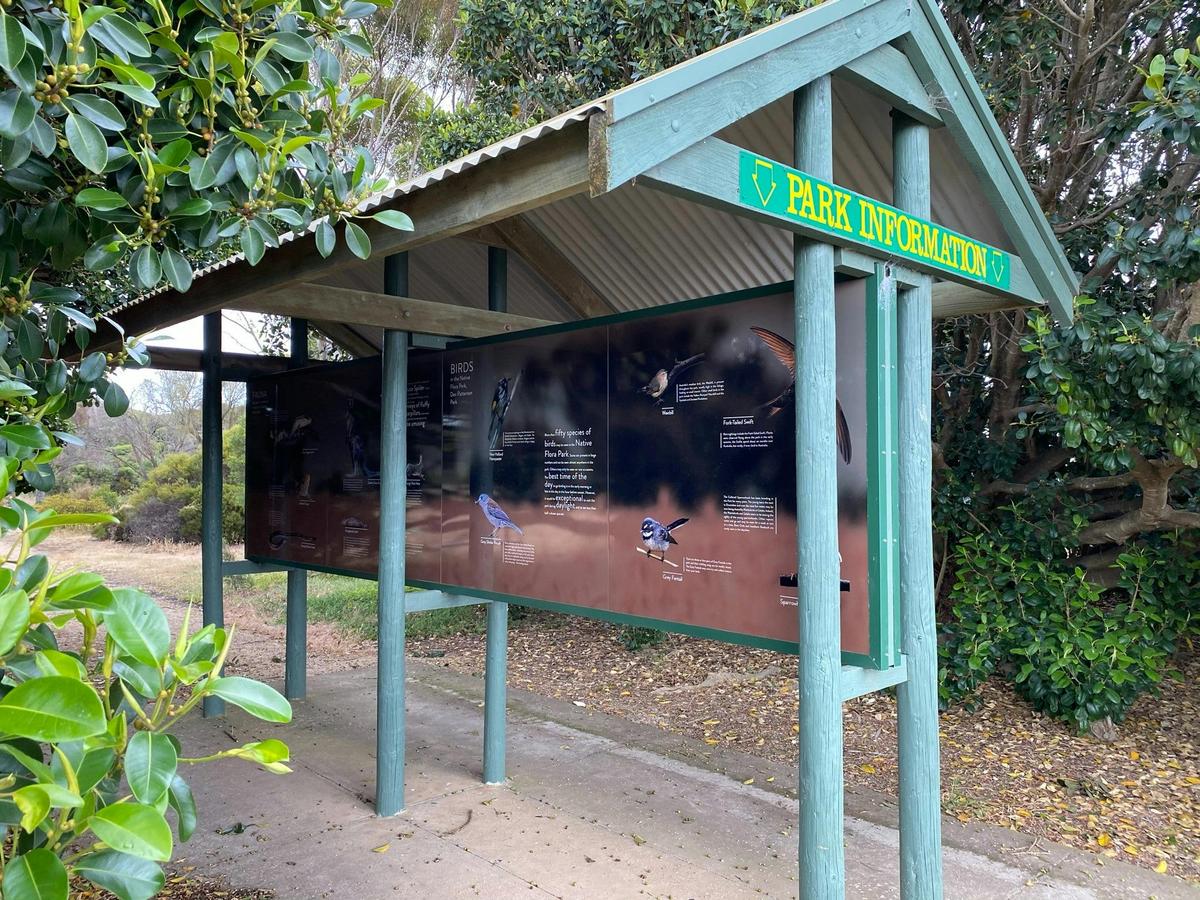 Park Information Sign – Birds and Wildlife