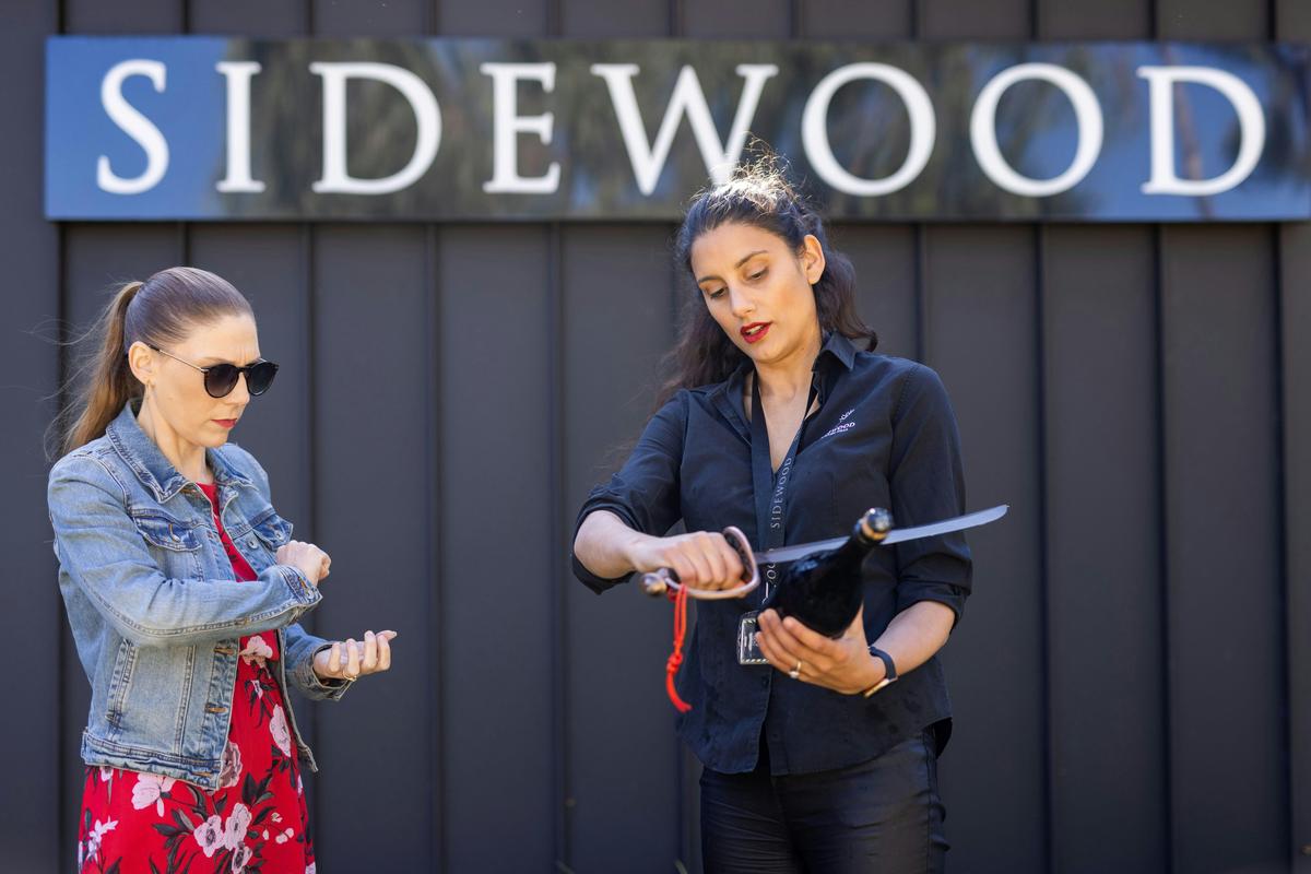 Sidewood Cellar Door - The Art of Sabrage Masterclass