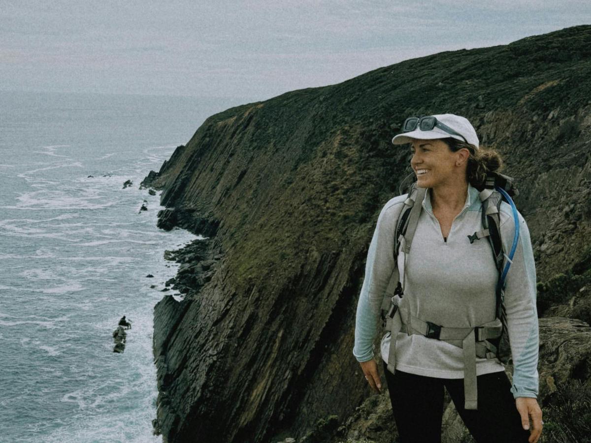 Elise Lavers, bushwalking guide and educator at Enliven Outdoor Adventures