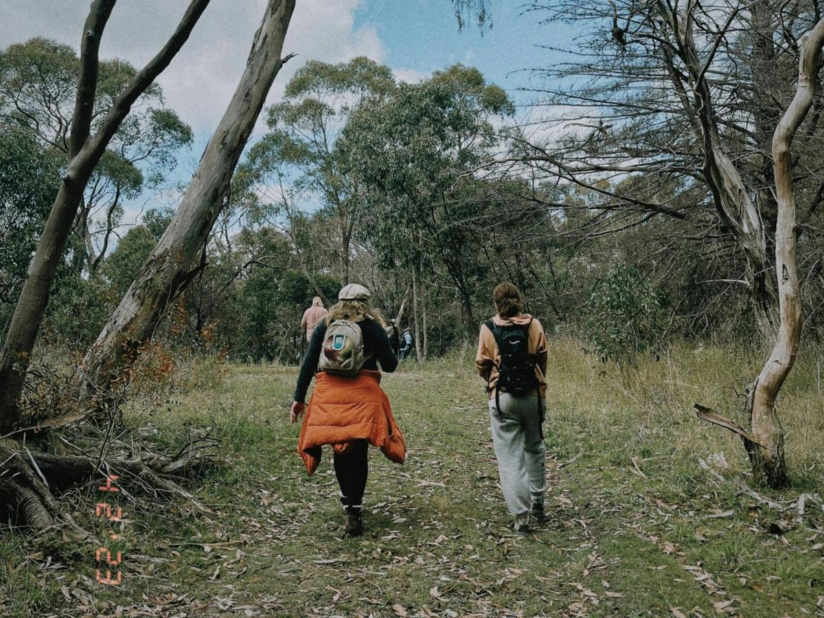 Kindred: Women’s guided day hike Willunga Basin Trail Maslin’s to McLaren Vale, Fleurieu Peninsula.