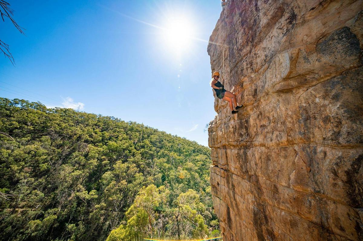 Rock Climb & Abseil Morialta