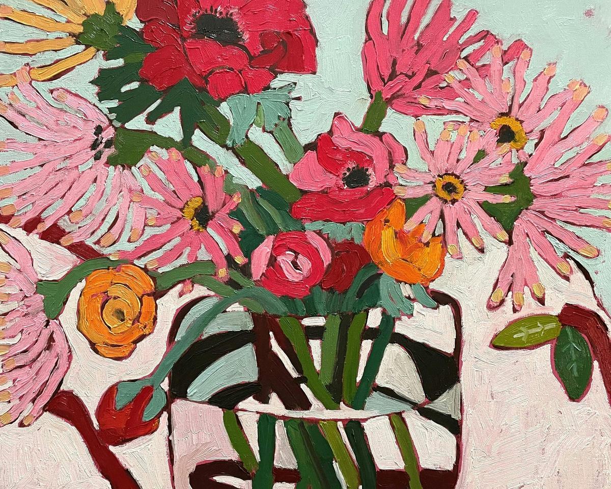 Section of original painting by Louise Vadasz