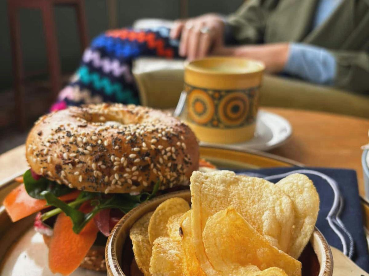 Specialty coffee and locally made artisan bagels, made fresh for slowing down.