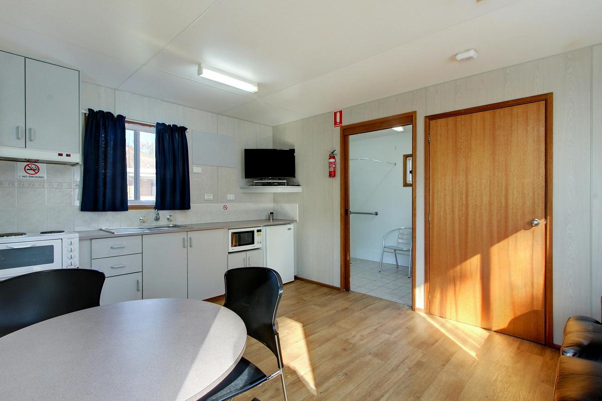 Wheelchair access cabin interior