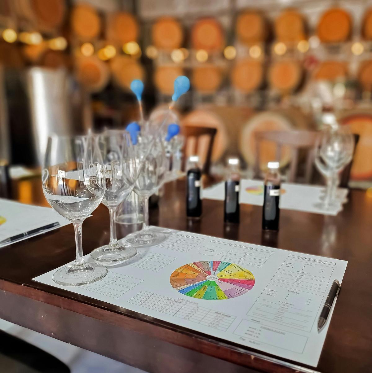 Our Play the Winemaker blending experience