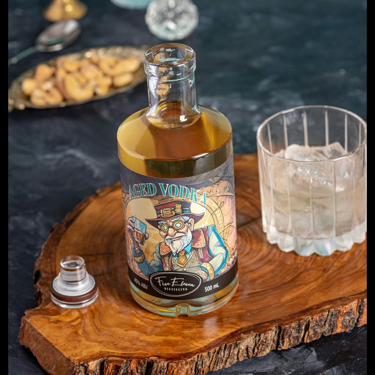 Savor the richness: Aged Vodka, where time deepens every drop.