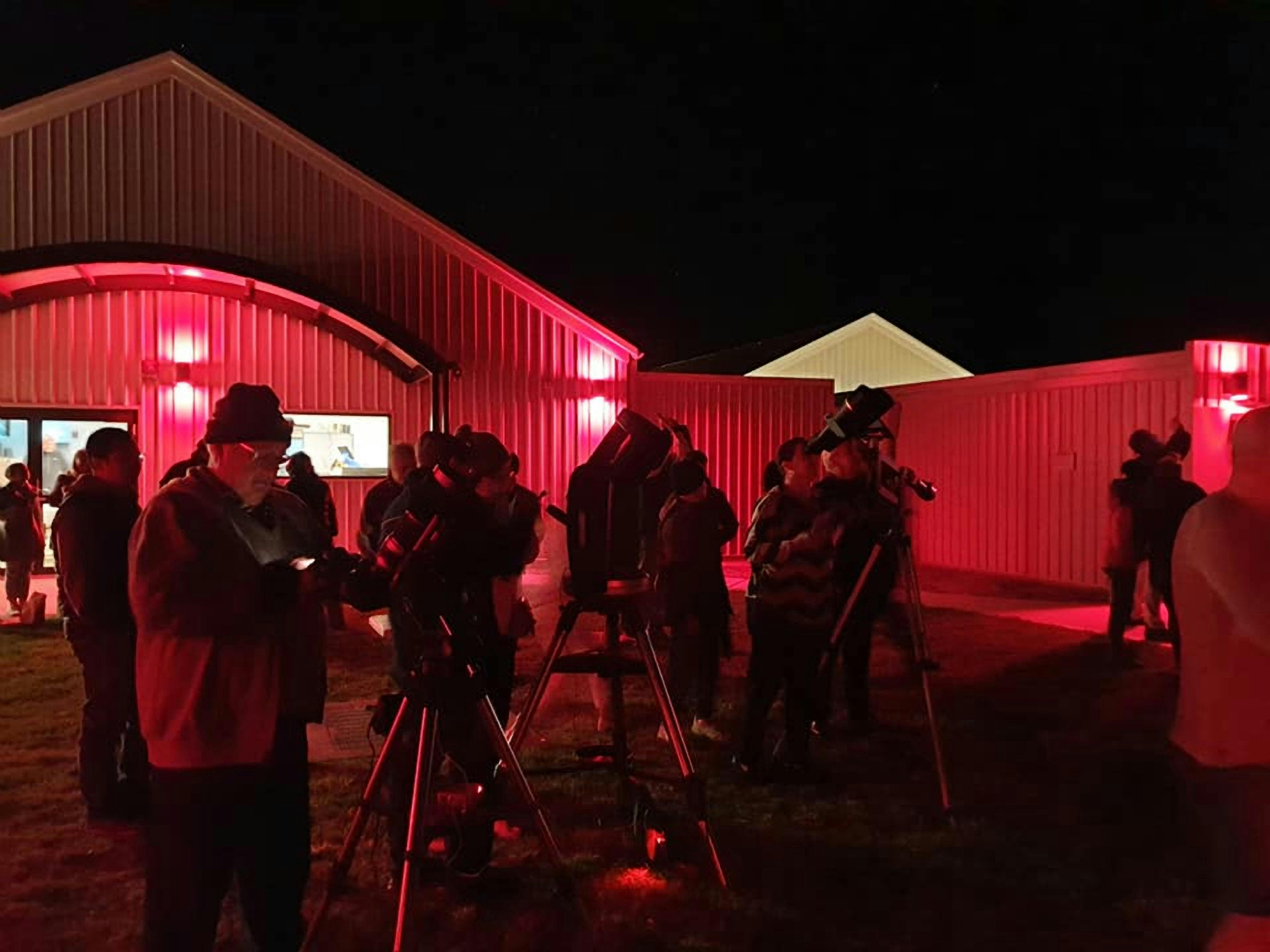 Tamworth Regional Astronomy Club Viewing Night, open to the public held on front lawn area.