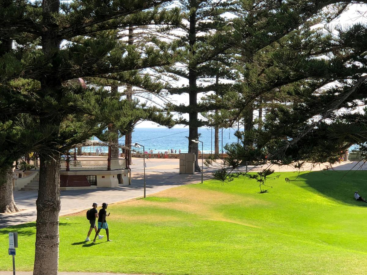 Overlooking Colley Reserve to Glenelg Beache