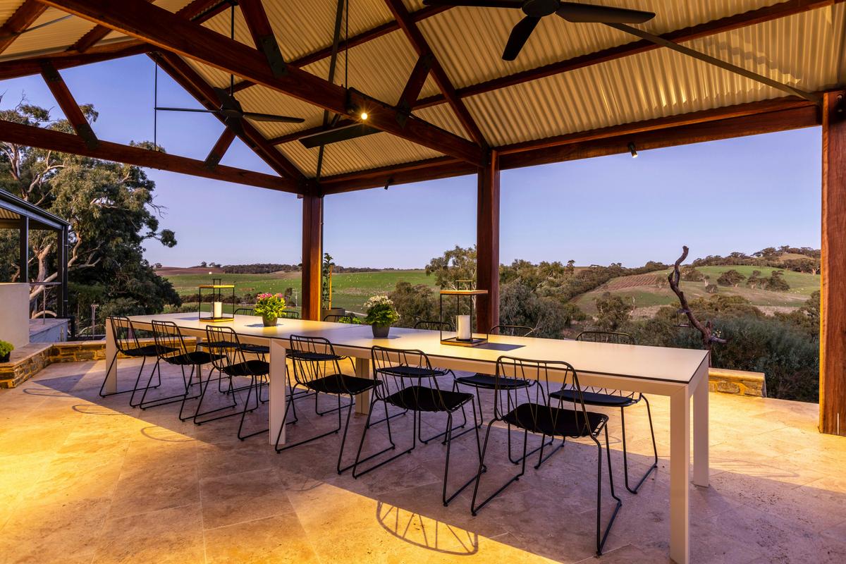 Al fresco dining area