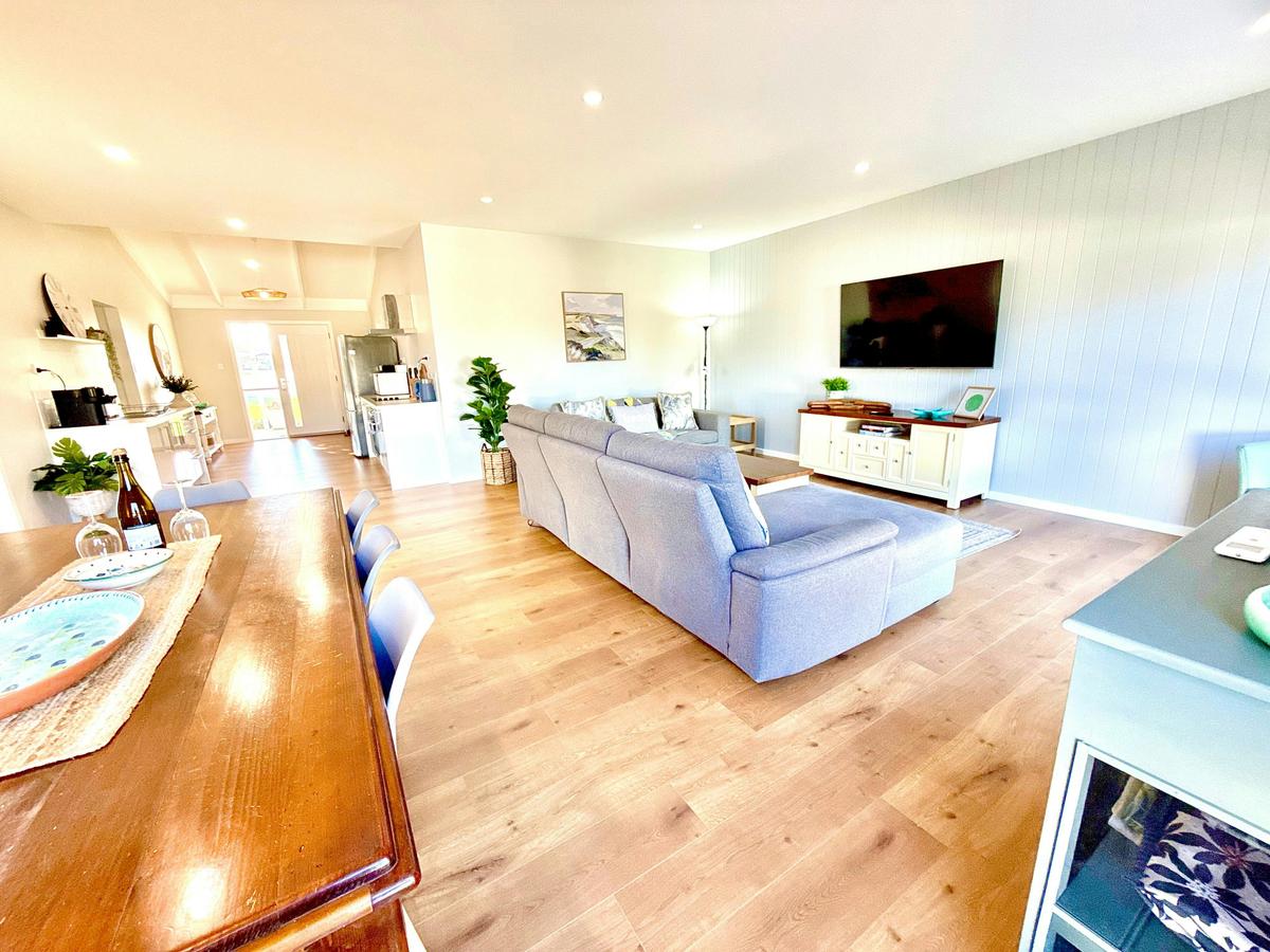 Bright living area with comfortable seating.