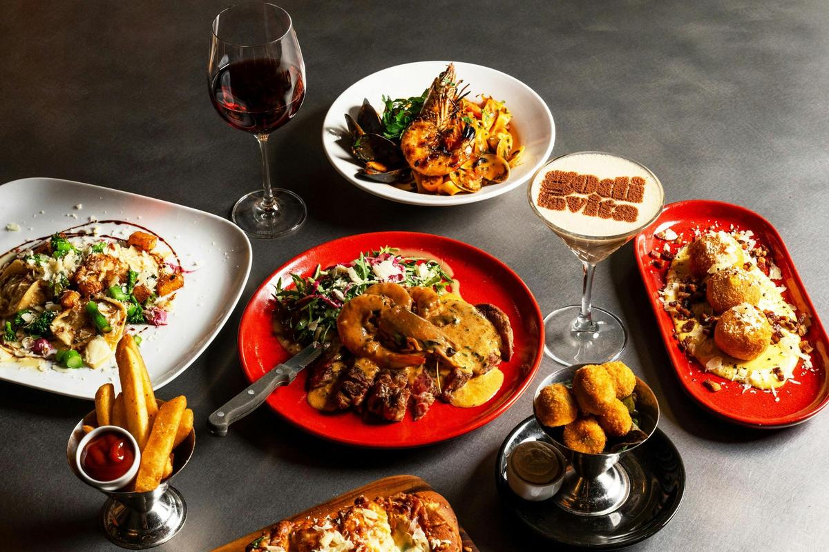 The menu include large variety of pastas as well as great mains and entree