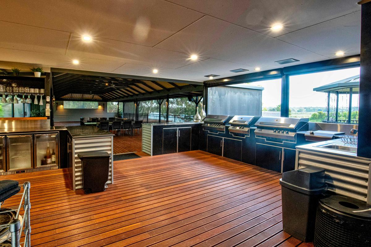 BBQ and cooking area