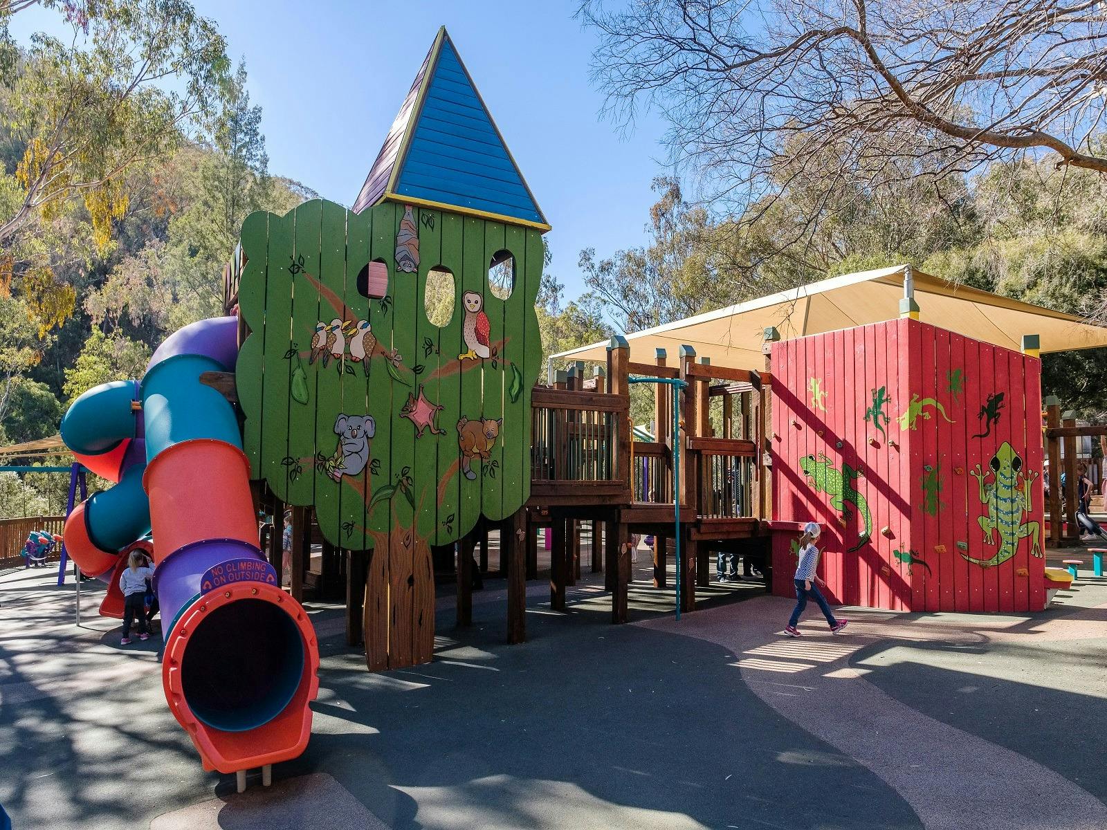 Photo of adventure playground at the marsupial playground