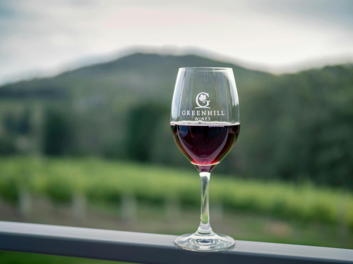 glass with a view