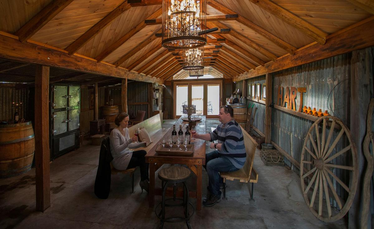 Inside the Tasting Shed