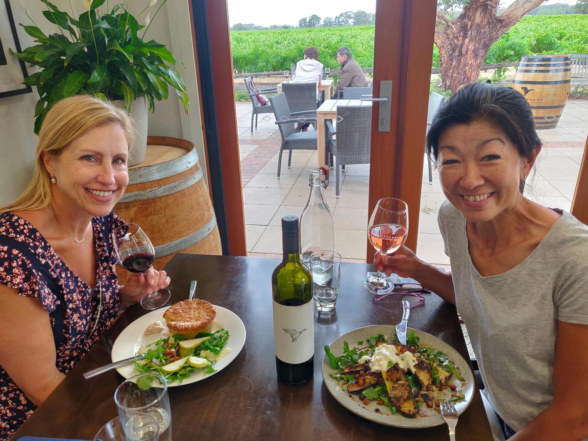 Flight and Lunch - Lakebreeze