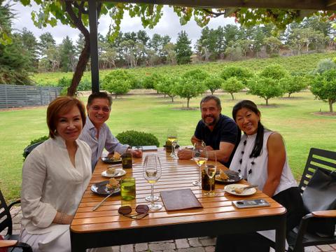 Flight and Lunch - The Currant Shed