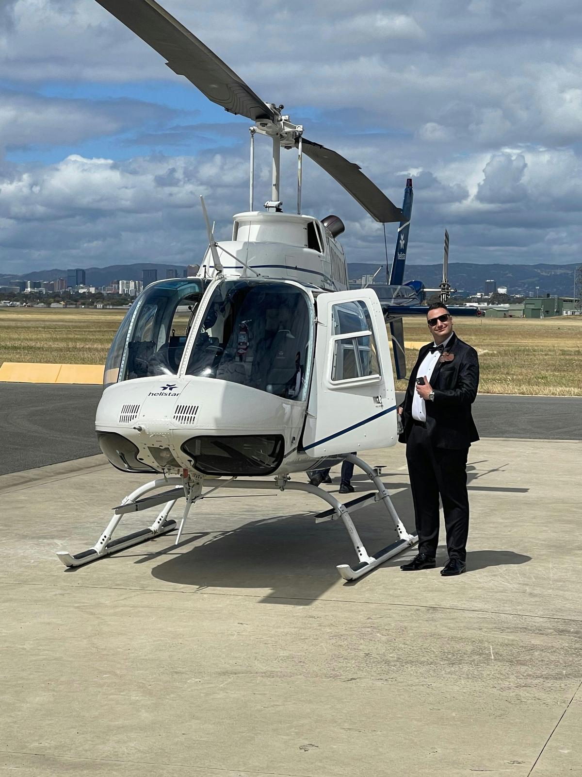 We also fly to weddings