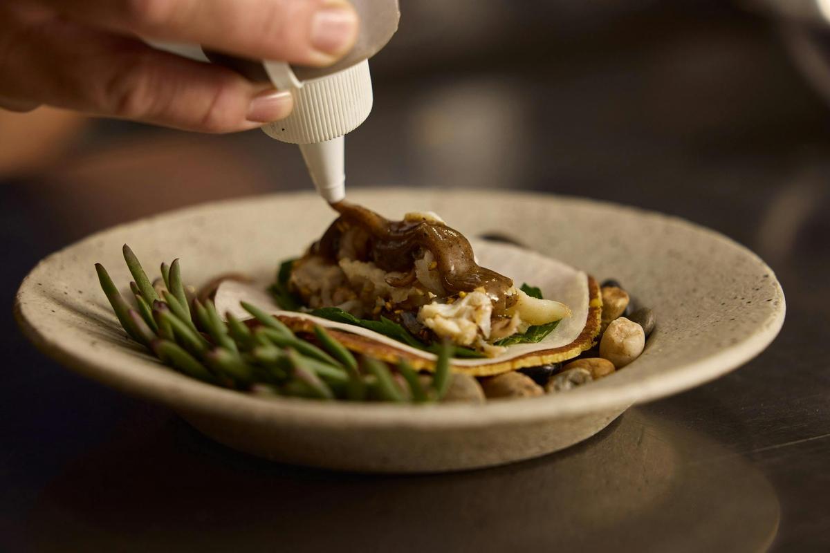 Hentley Farm Chef's preparing degustation menu