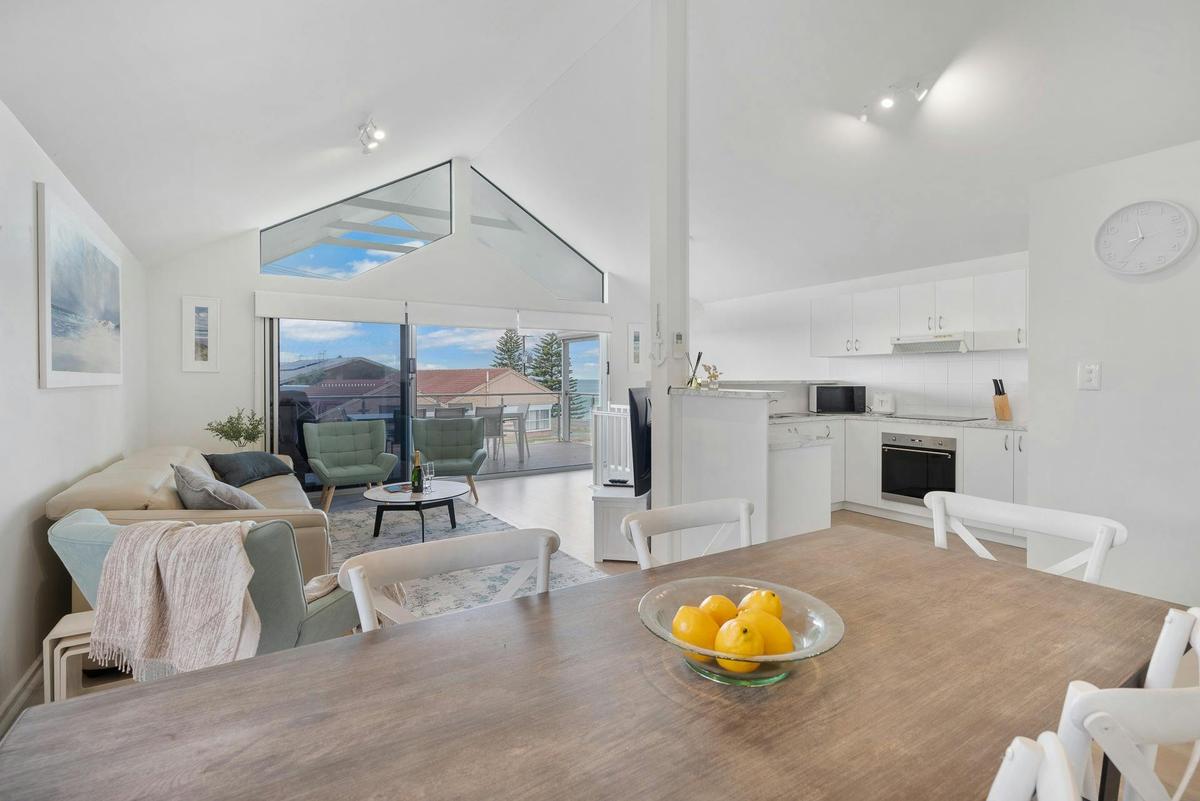 Upstairs living