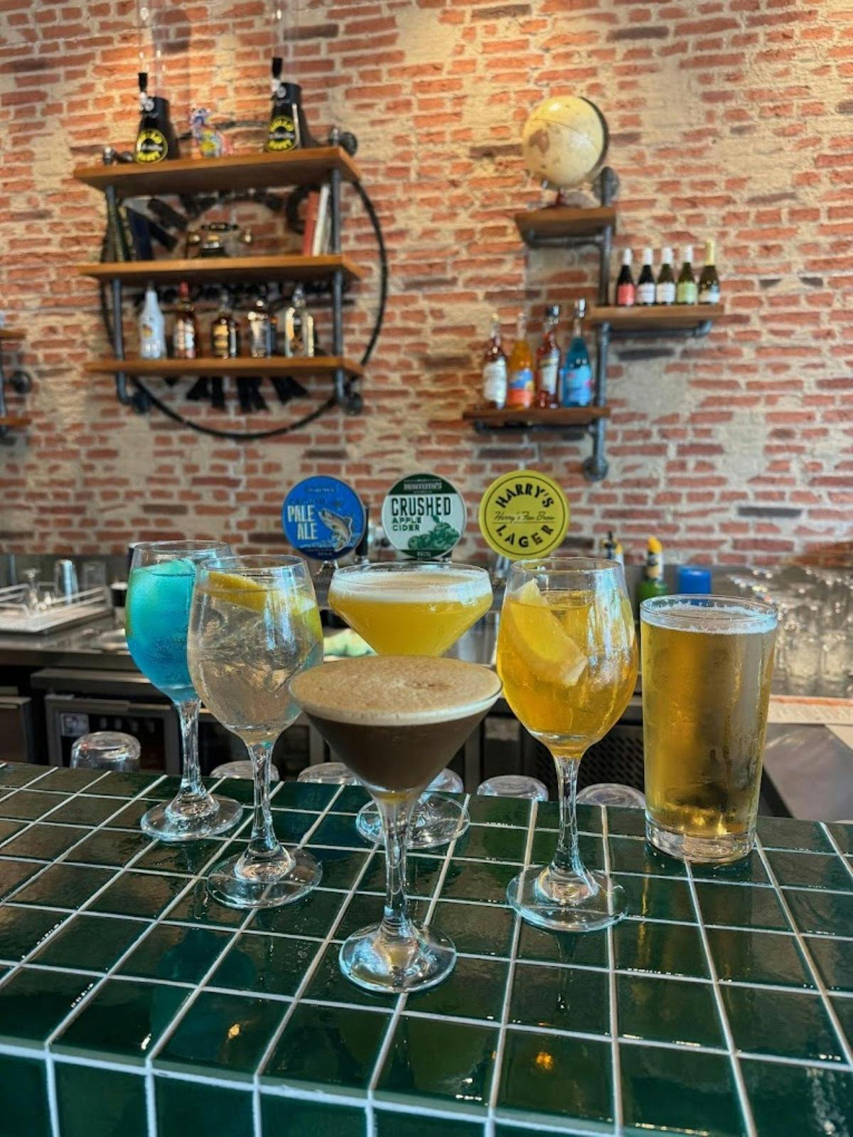 All types of cocktails