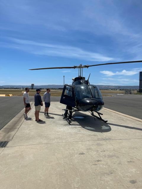 Heli Lunch - Adelaide Hills - The Lane Vineyard Restaurant - Chef's Table Experience