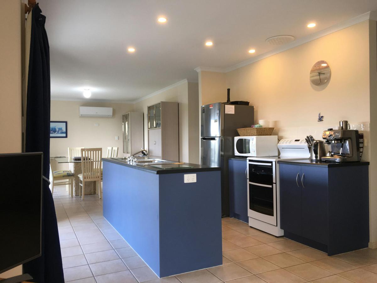 Looking from kitchen towards dining area