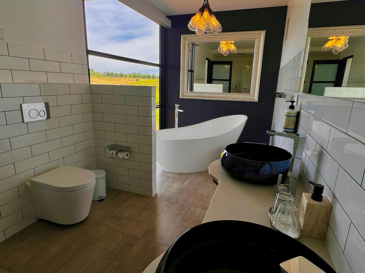 Floor to ceiling Vineyard views