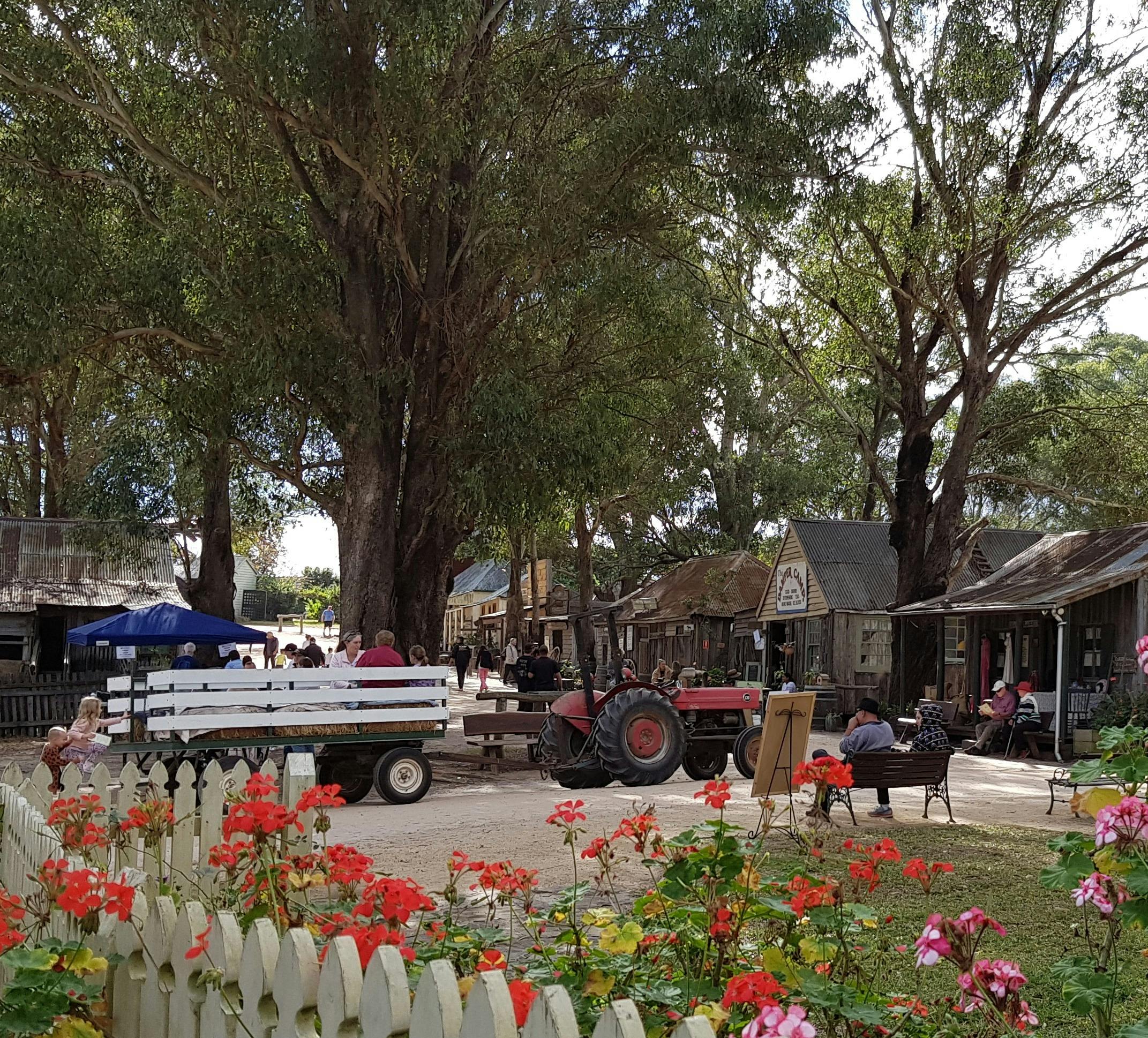 The main street in The Village