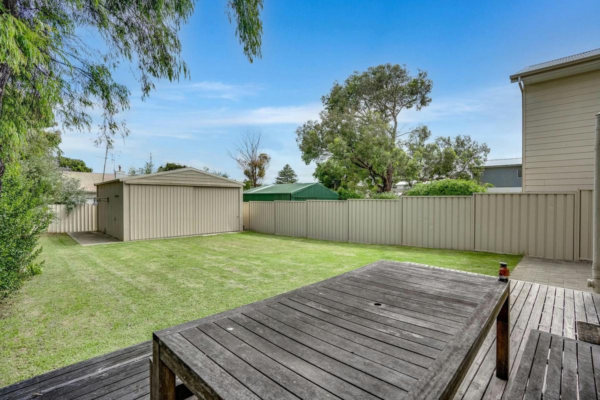 Large backyard