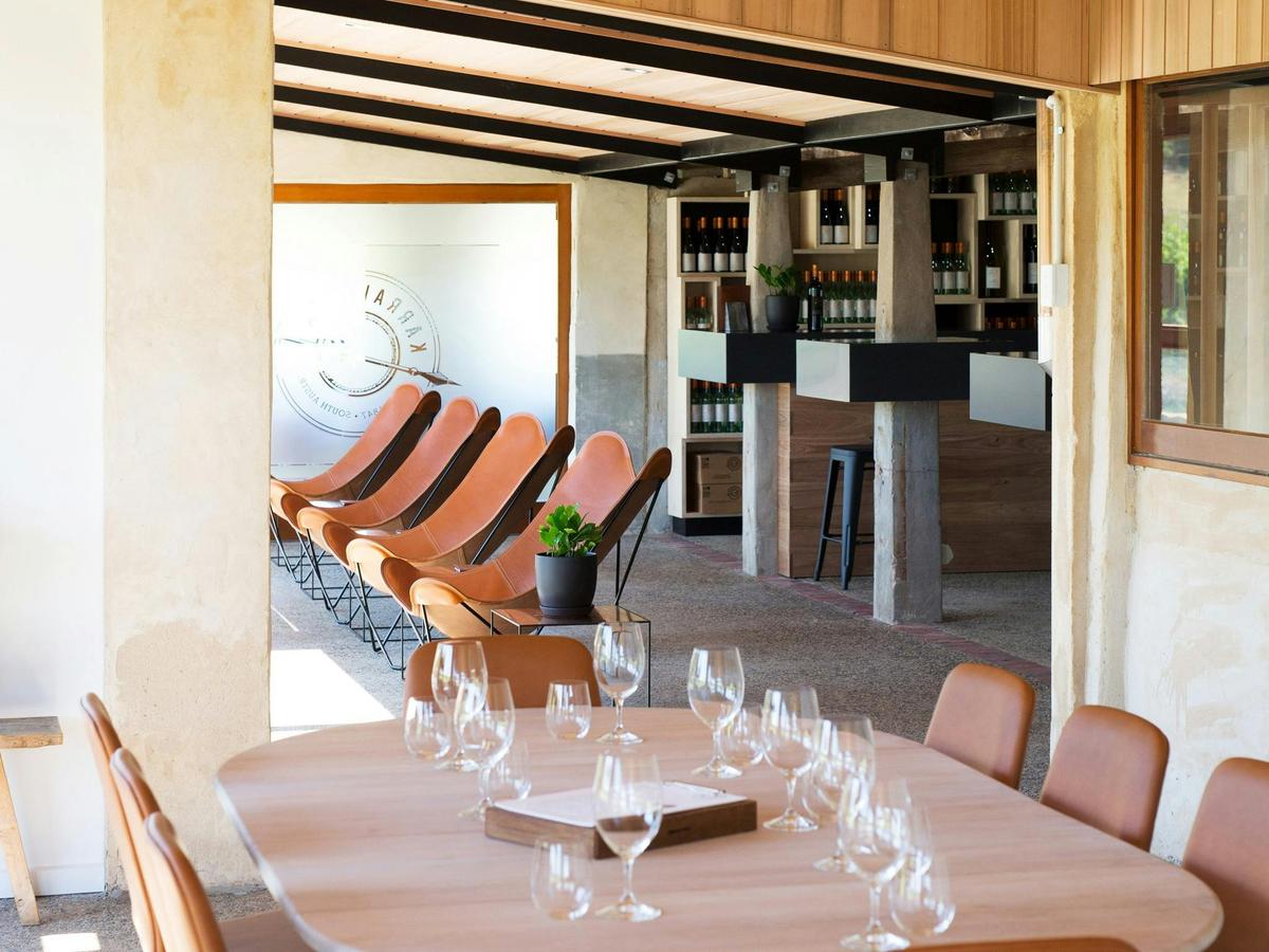 Seated tastings in private spaces in the cellar door
